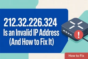 212.32.226.324 Is an Invalid IP Address: How to Fix It