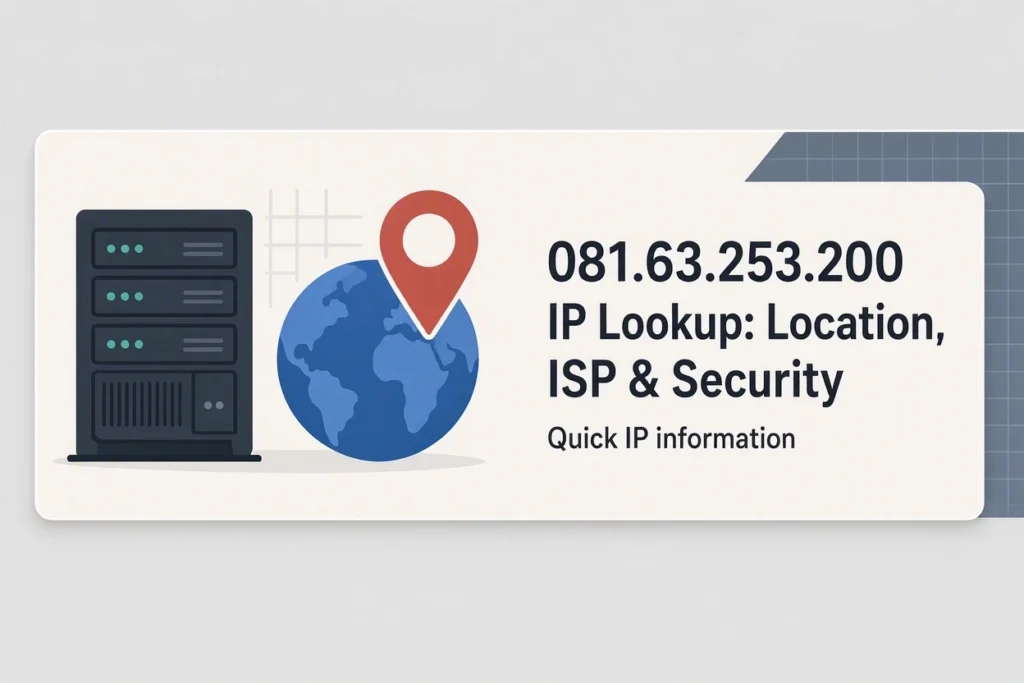 is title ke lie seo optimzied image bna do under 100kb aur compressed ho 081.63.253.200 IP Lookup: Location, ISP & Security